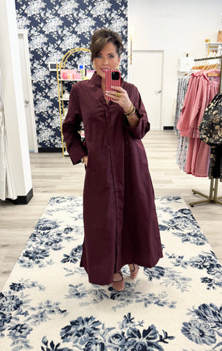 Maggie Dress-Merlot