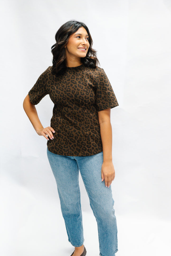 Monroe Leopard Top