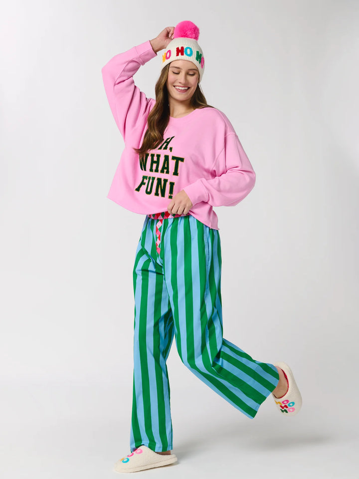 Shiraleah Festive Stripe Boxer Pant