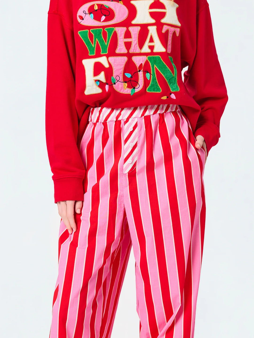 Shiraleah Candy Stripe Boxer Pant