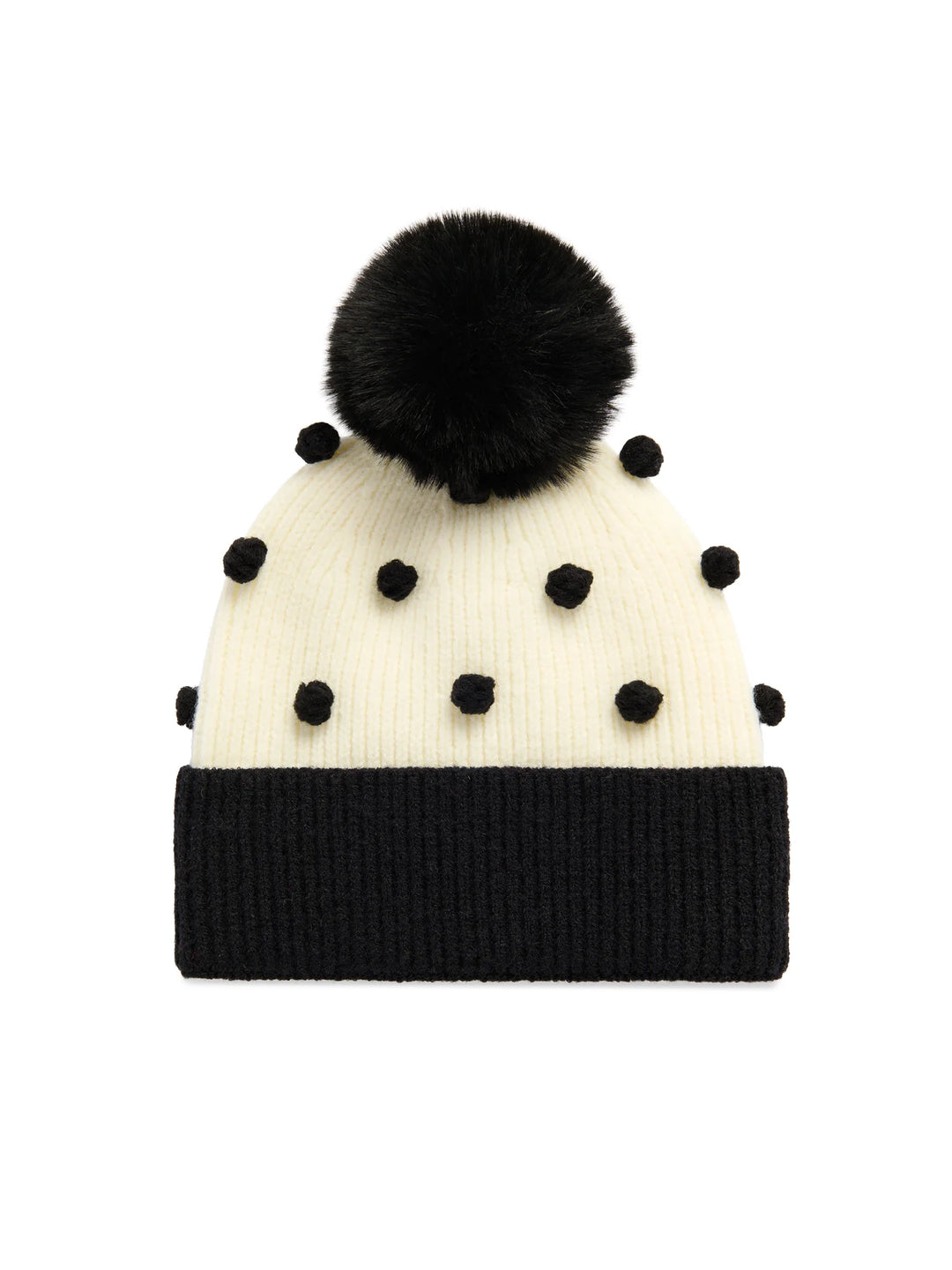 Shiraleah Jolly Pom Pom Beanie-Black