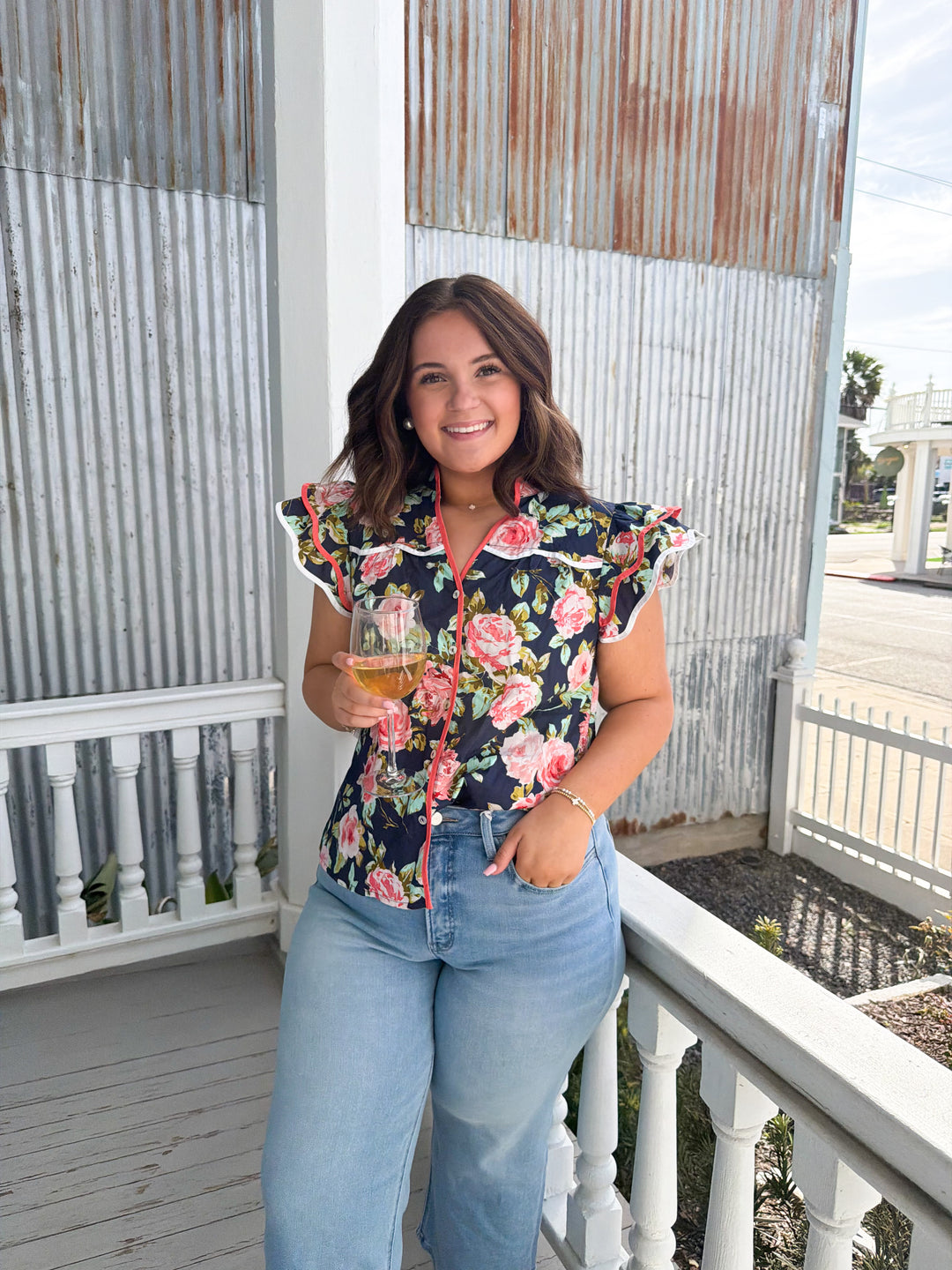 Hollingsworth Floral Top