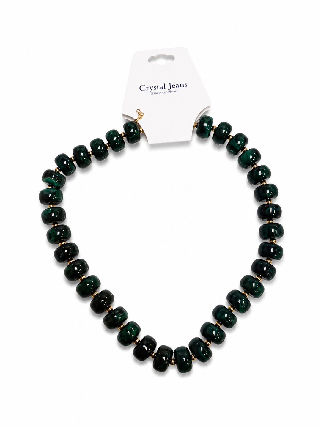 Emerald Green   Bead choker