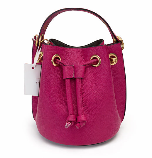 German Fuentes Fuschia Bucket Bag