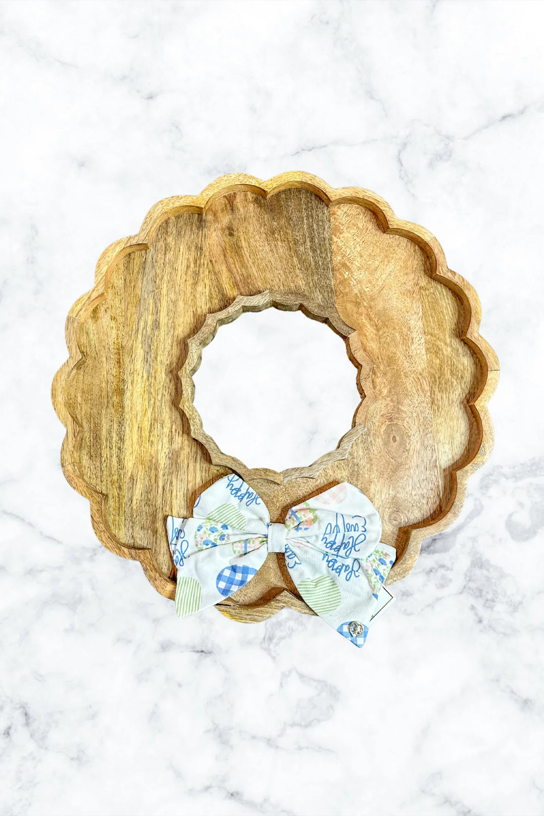 Mary Square Wreath Bow Board