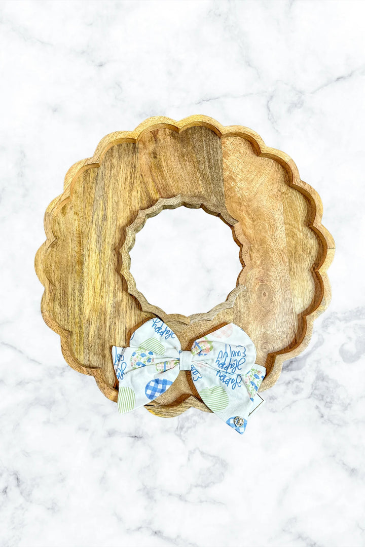 Mary Square Wreath Bow Board