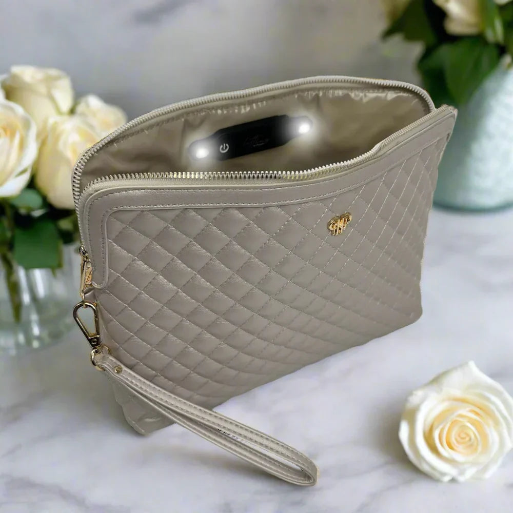 Pursen Litt Makeup Case-Pearl