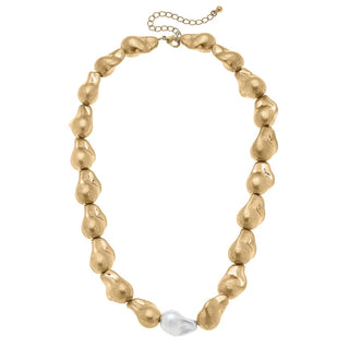 Lulu Baroque Bead & Pearl Necklace