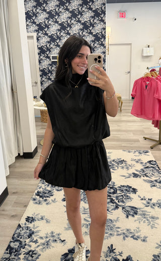 Aurelia Satin Drape Top
