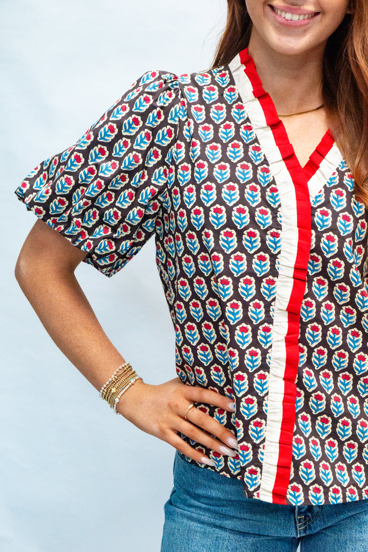 Ashbourne Floral Top