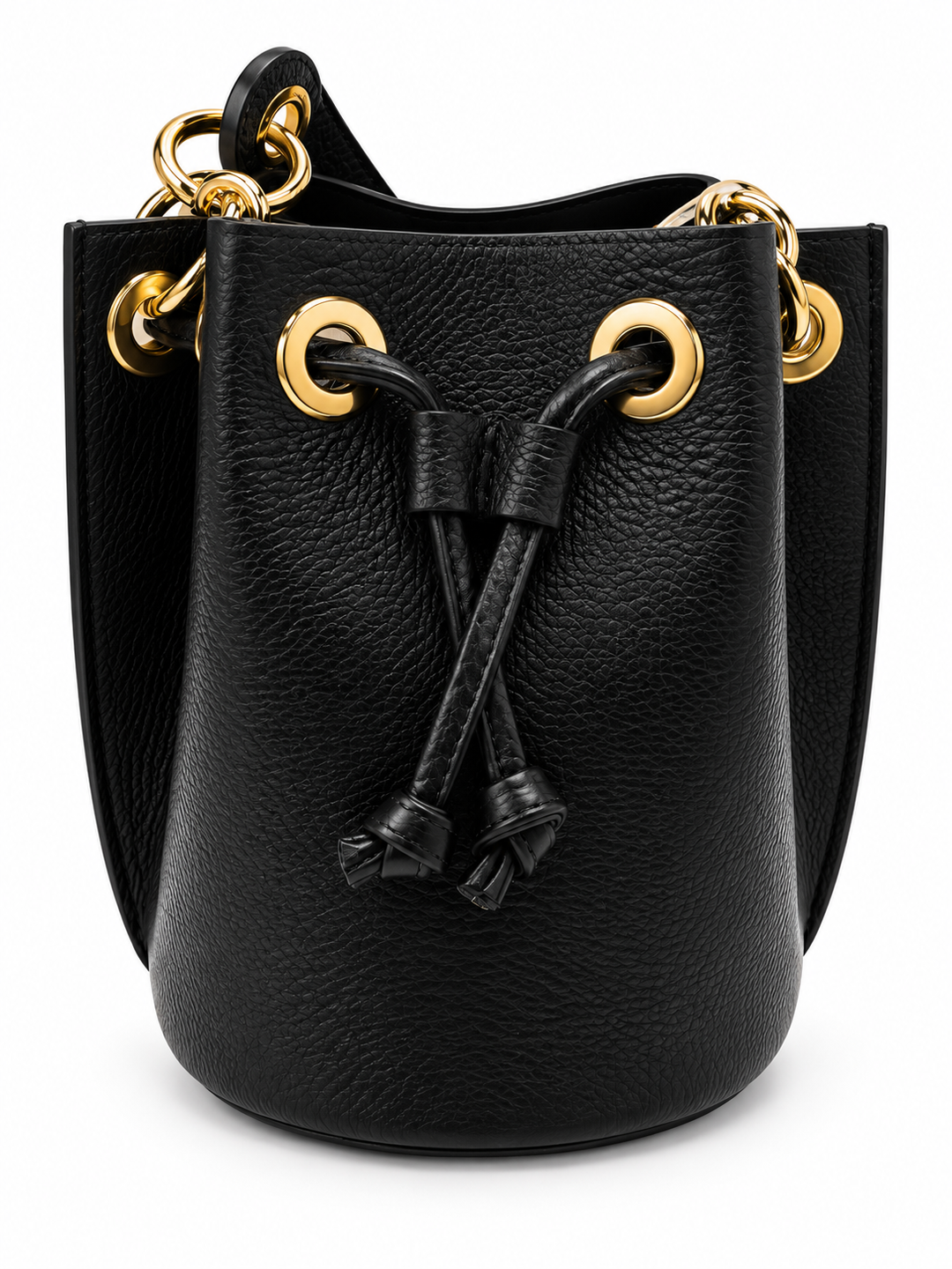 Germán Fuentes Black Bucket Bag