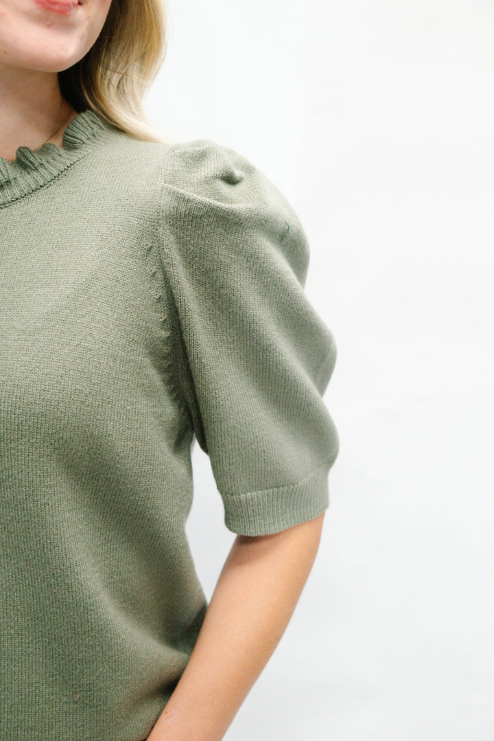 Olive Grove Knit Top