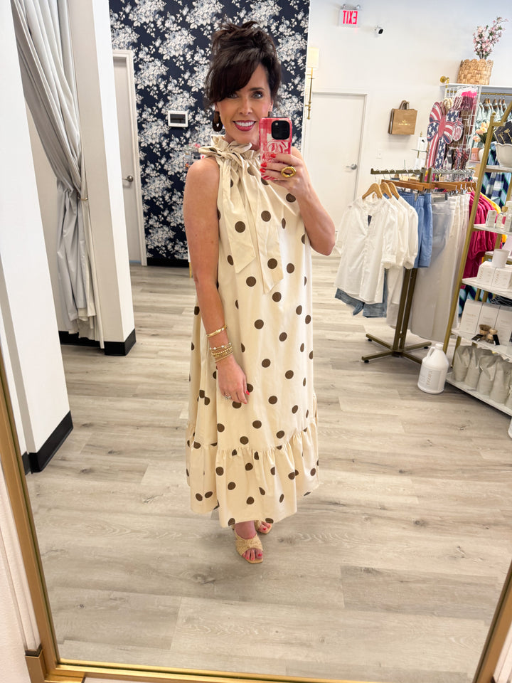 Taylor Dot Midi Dress