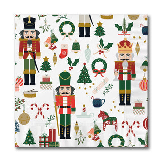 Cocktail Napkins Traditional Nutcracker
