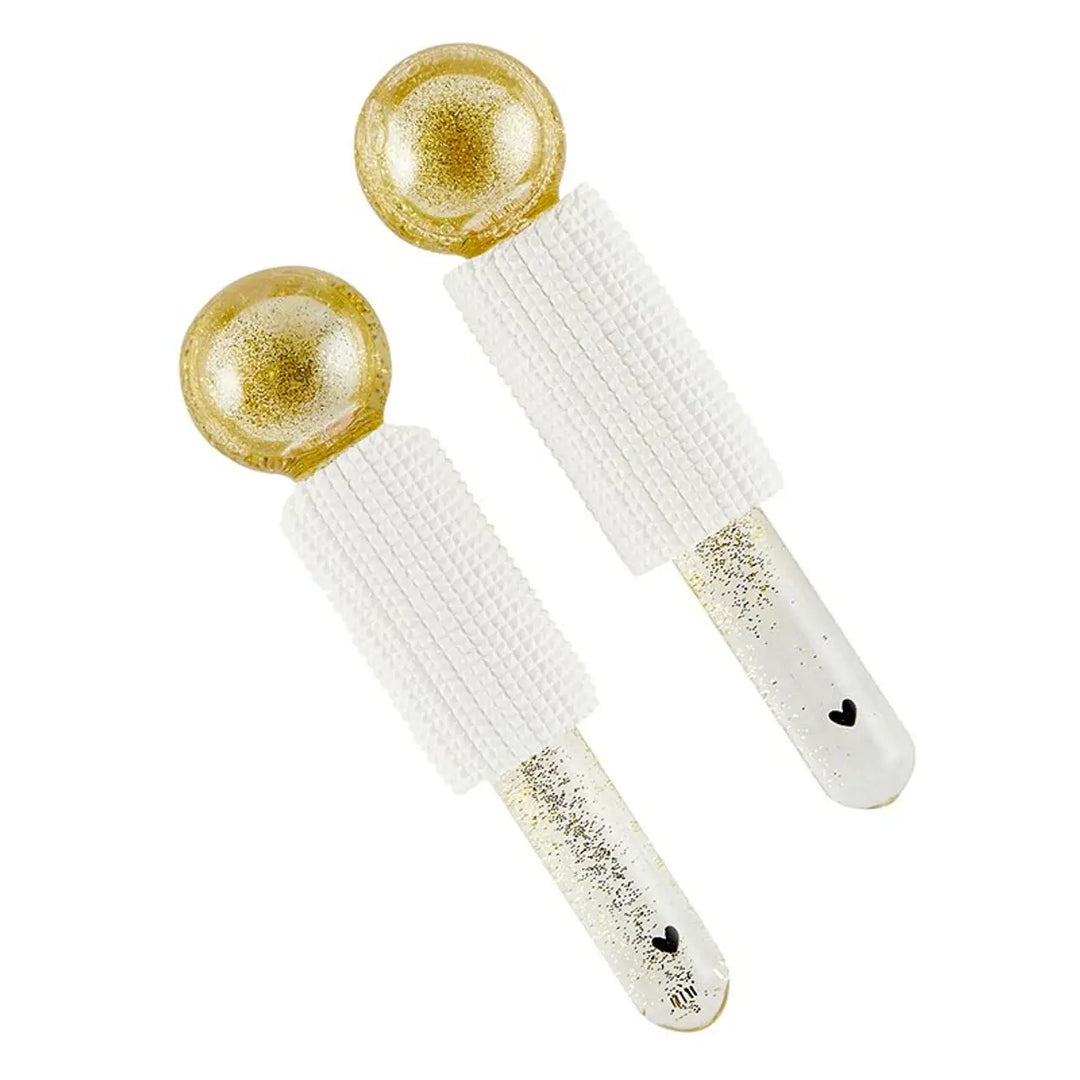 Glitter Cooling Eye Globes - Gold