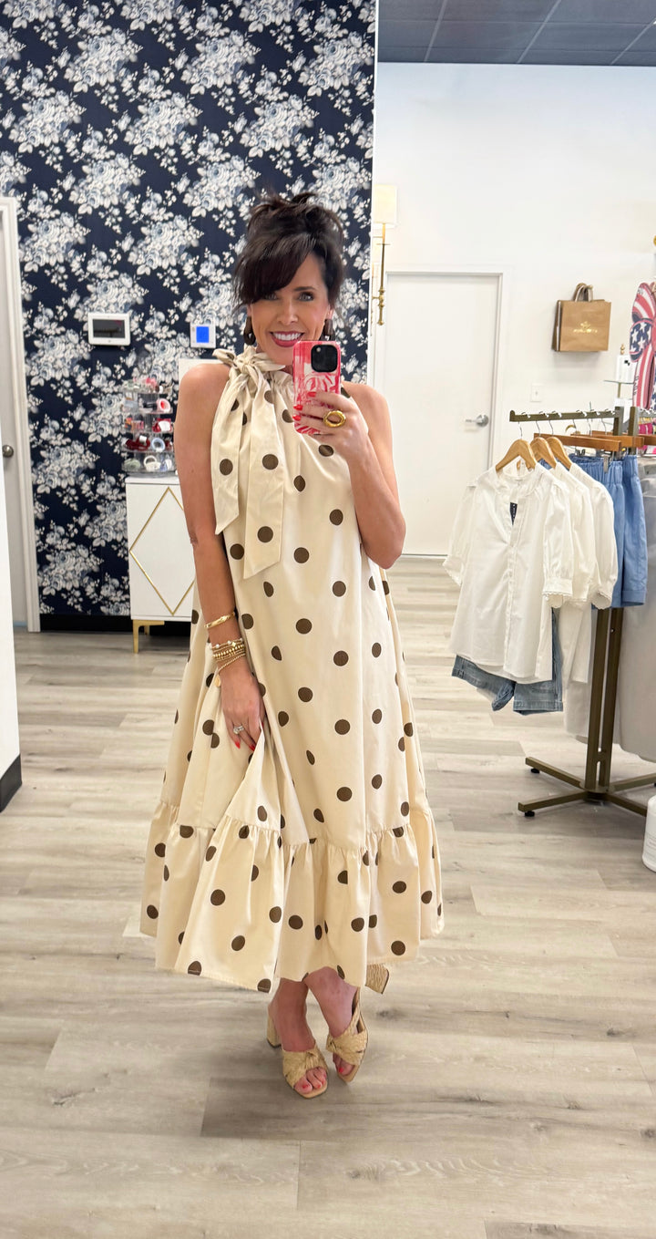 Taylor Dot Midi Dress