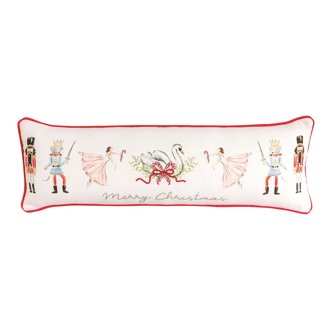 Mud Pie Nutcracker Long Pillow