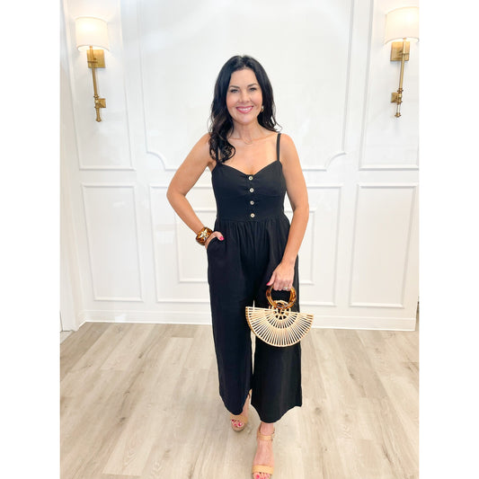 Jumping Into Date Night Jumpsuit