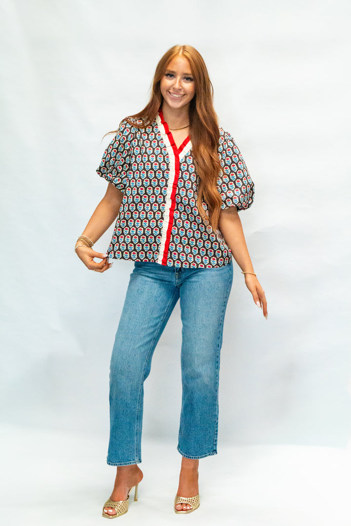 Ashbourne Floral Top