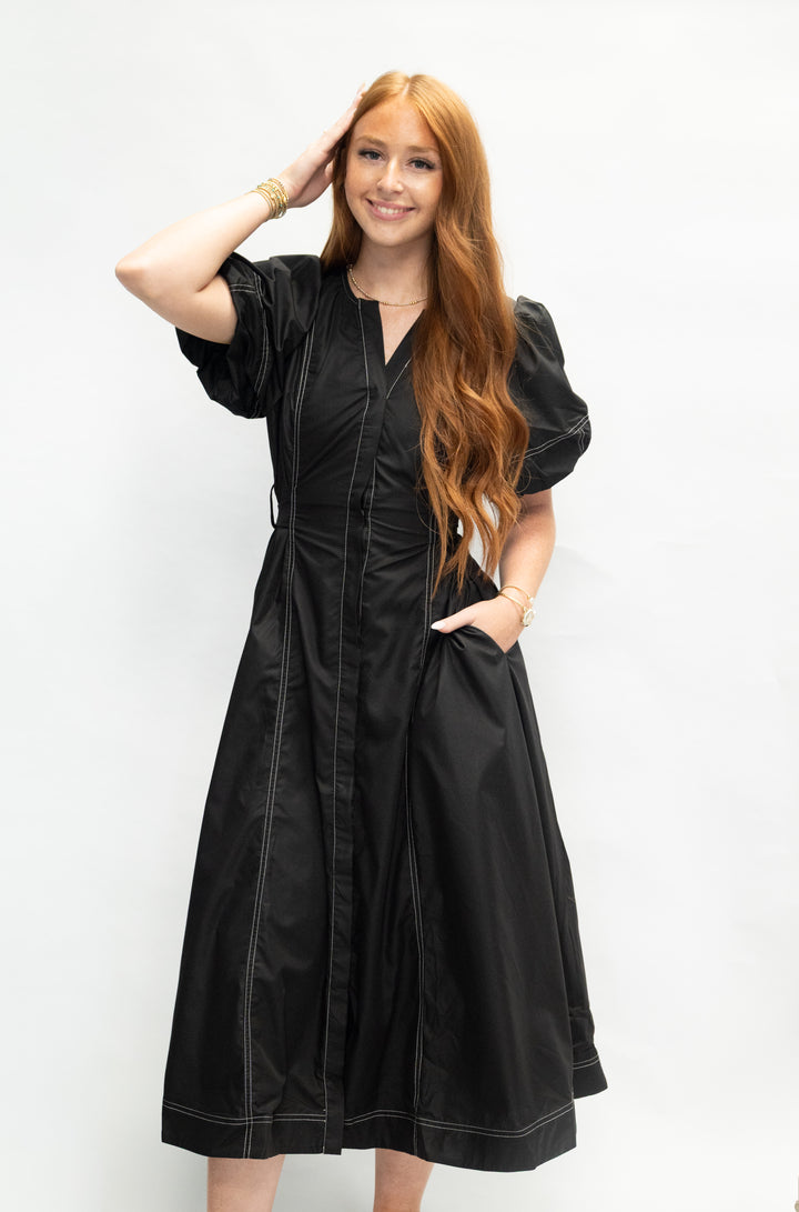 Black Midi Dress