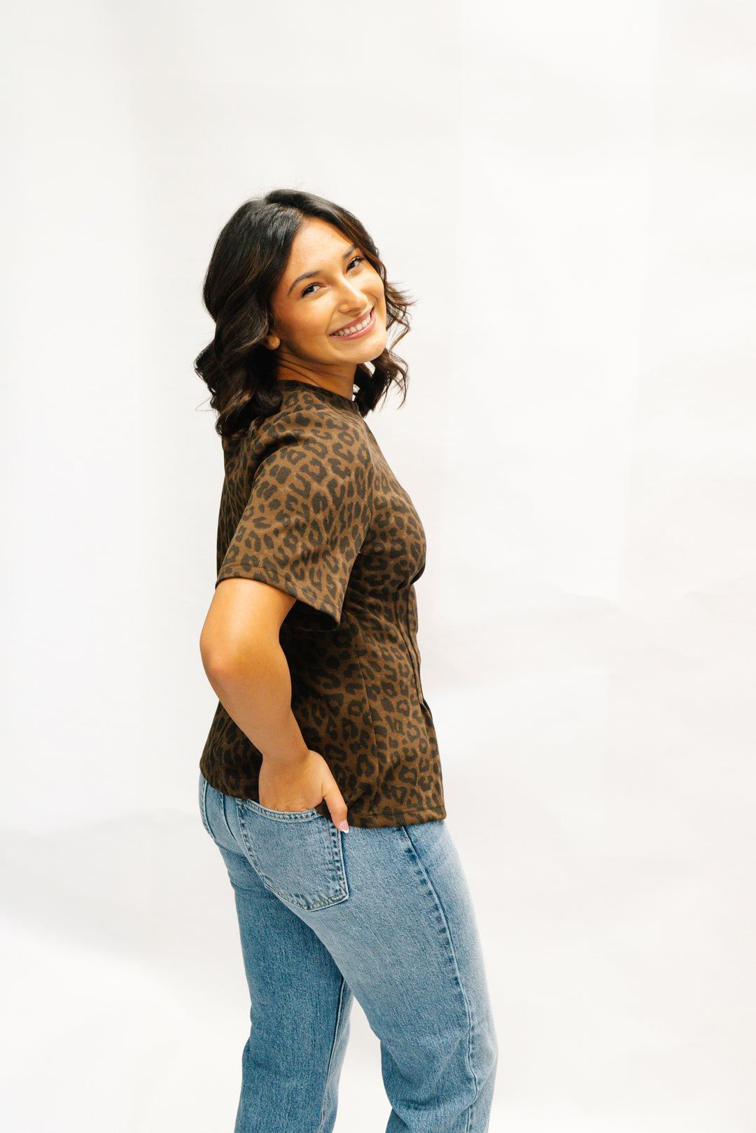 Monroe Leopard Top