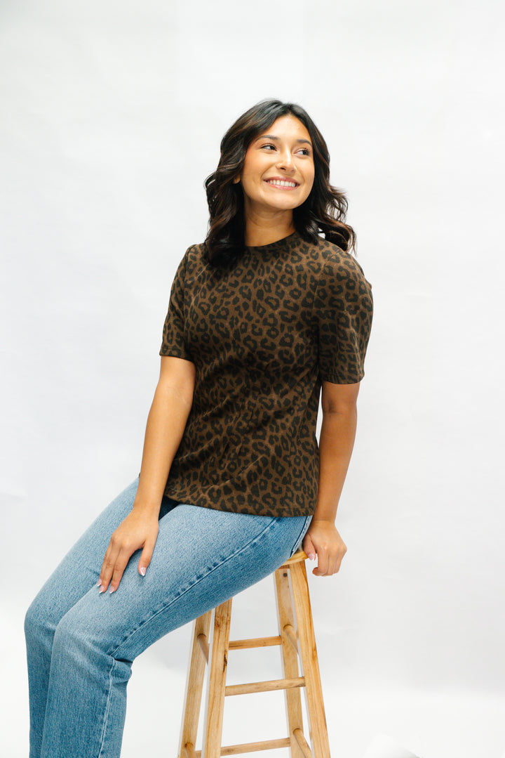 Monroe Leopard Top