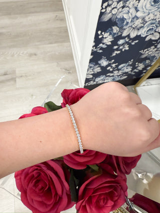 Chansutt Pearls Stretch Tennis Bracelet