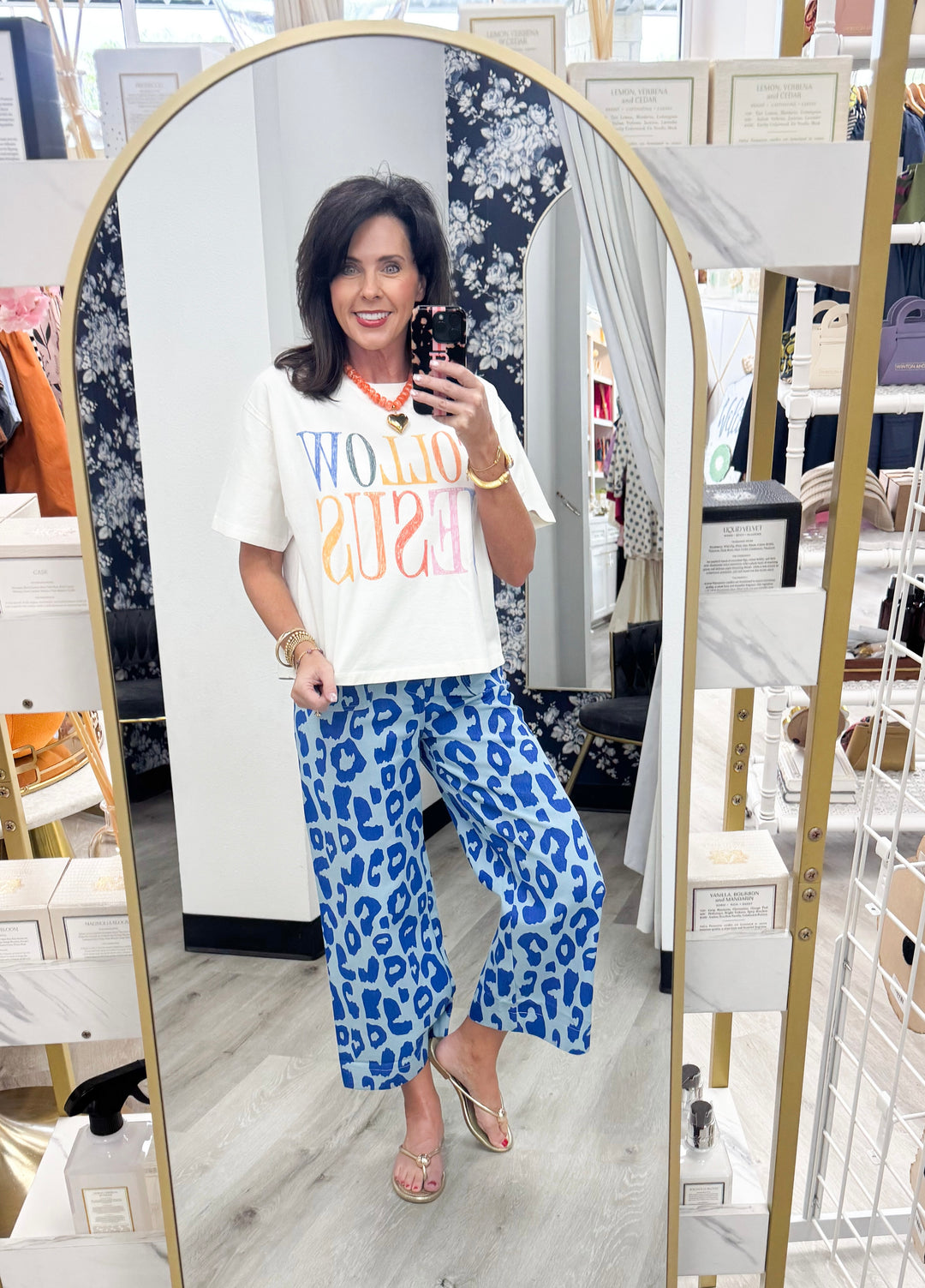 Colette Leopard Pants