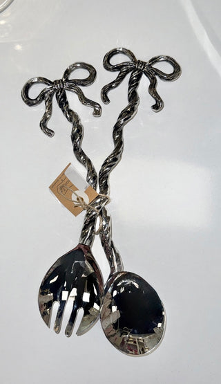 Mud Pie Bow Serving Utensil Set