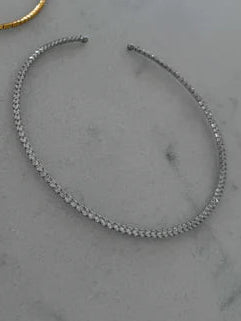 Chansutt Pearls Rhinestone Choker