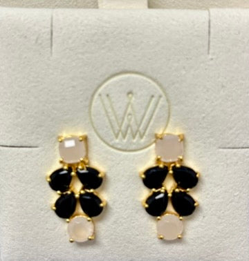 Winton+Waits Mirage Earring -Black
