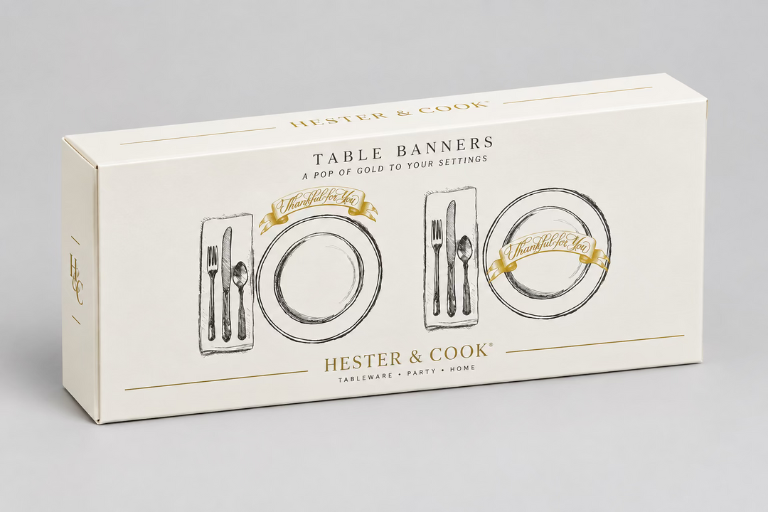 Hester &amp; Cook Thankful For You Banner Table Accent