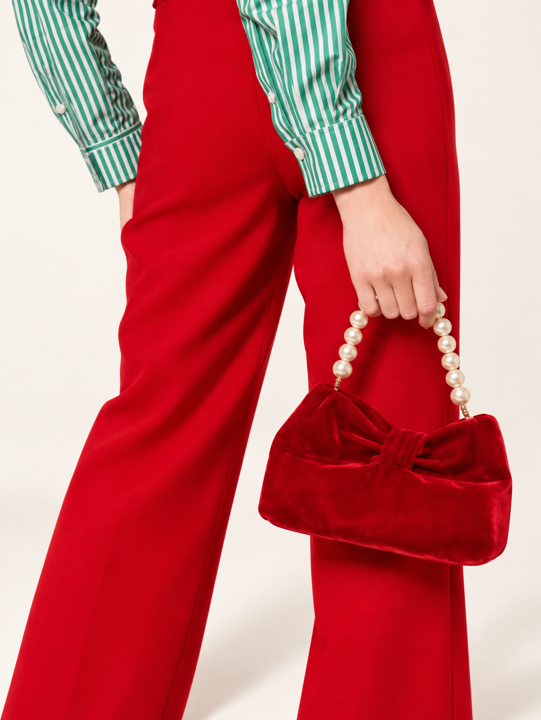 Shiraleah Eloise Top Handle Bag - Crimson