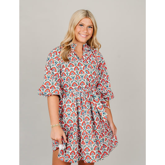 Bohemian Gemme Fall Floral Dress