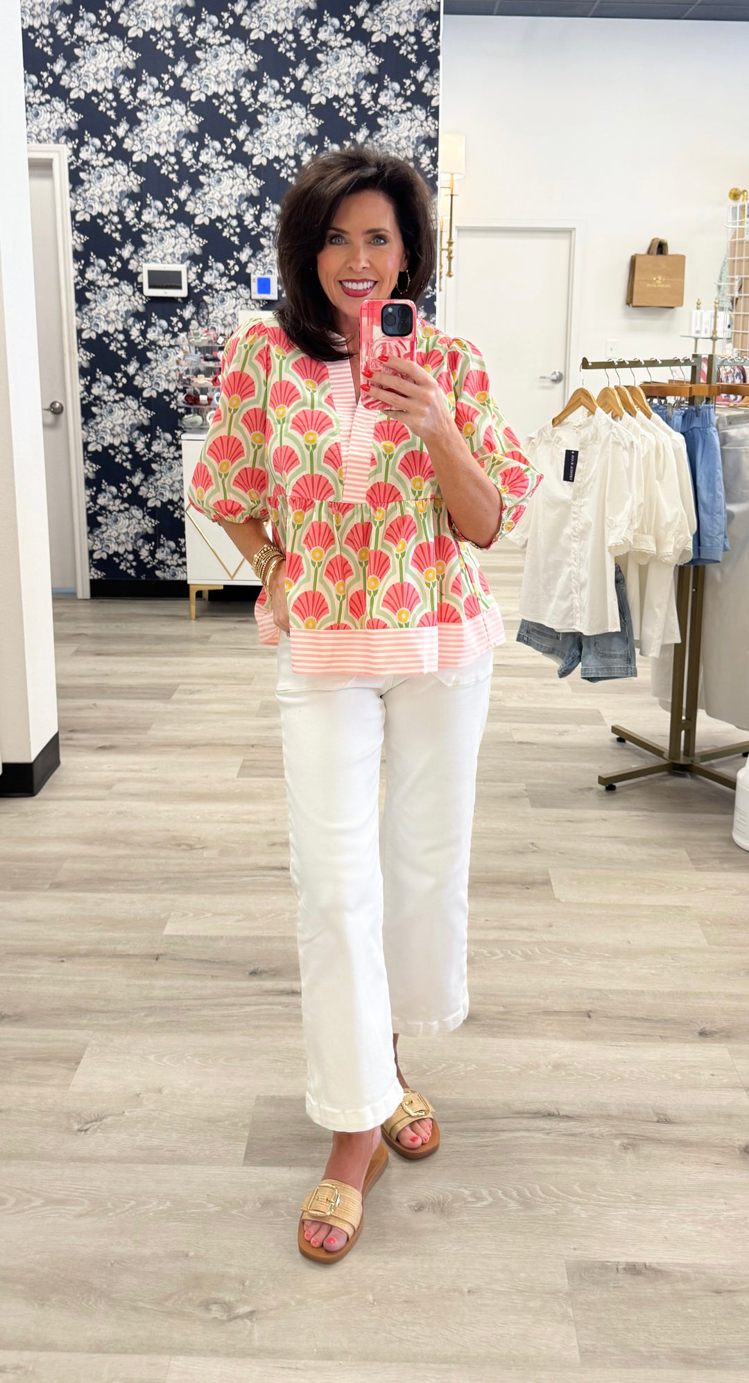 Mariposa Garden Top