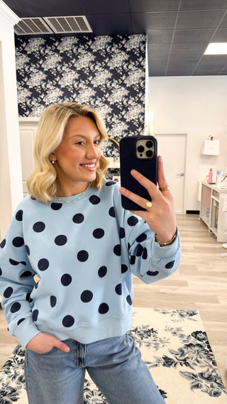 Nantucket Dot Sweatshirt