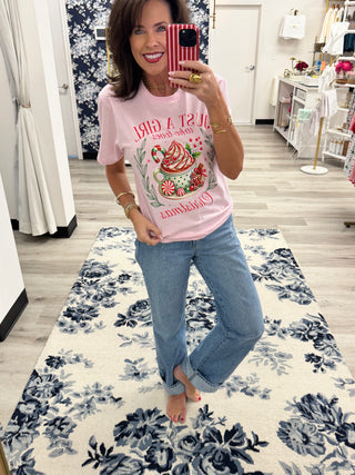 Christmas Girl  Sparkle Tee