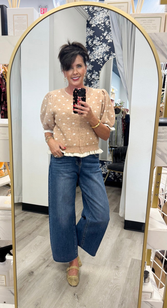 Barrel Denim Pants