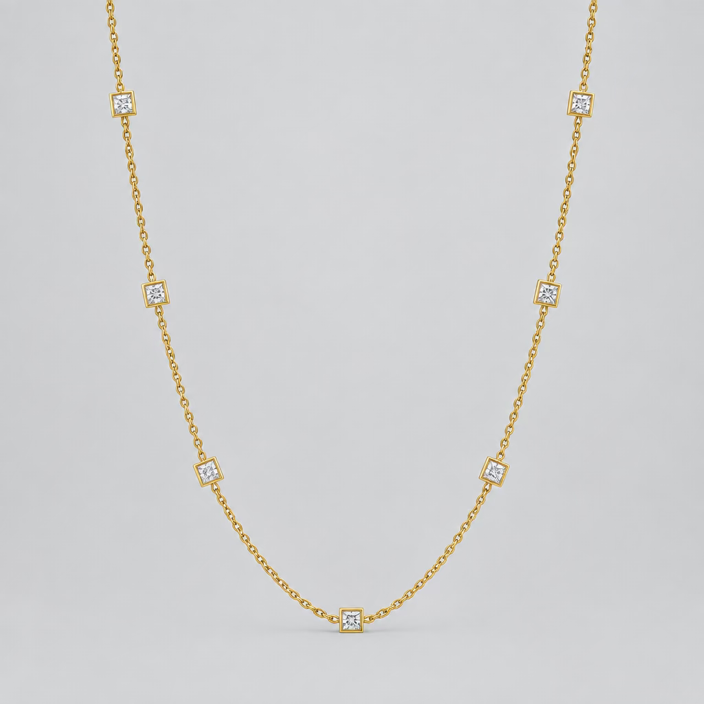 Julie Vos Jolie Delicate Station Necklace