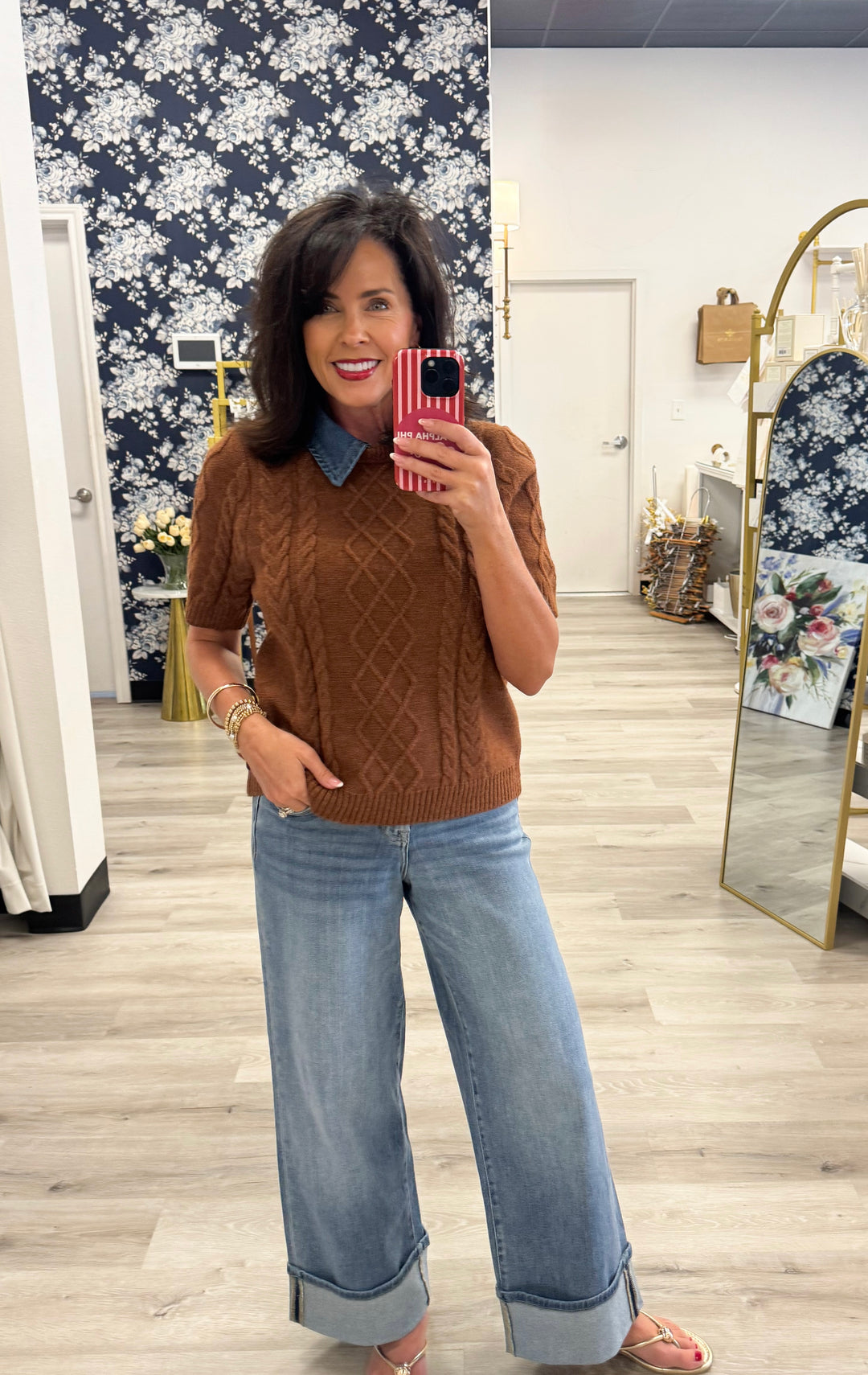 Amberwood Cable Knit Top