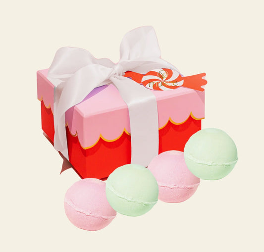 Musee Christmas Scalloped Bath Balm Set