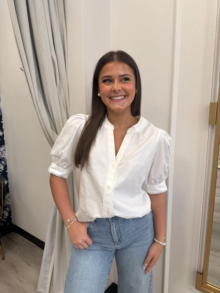 Elaine White Top