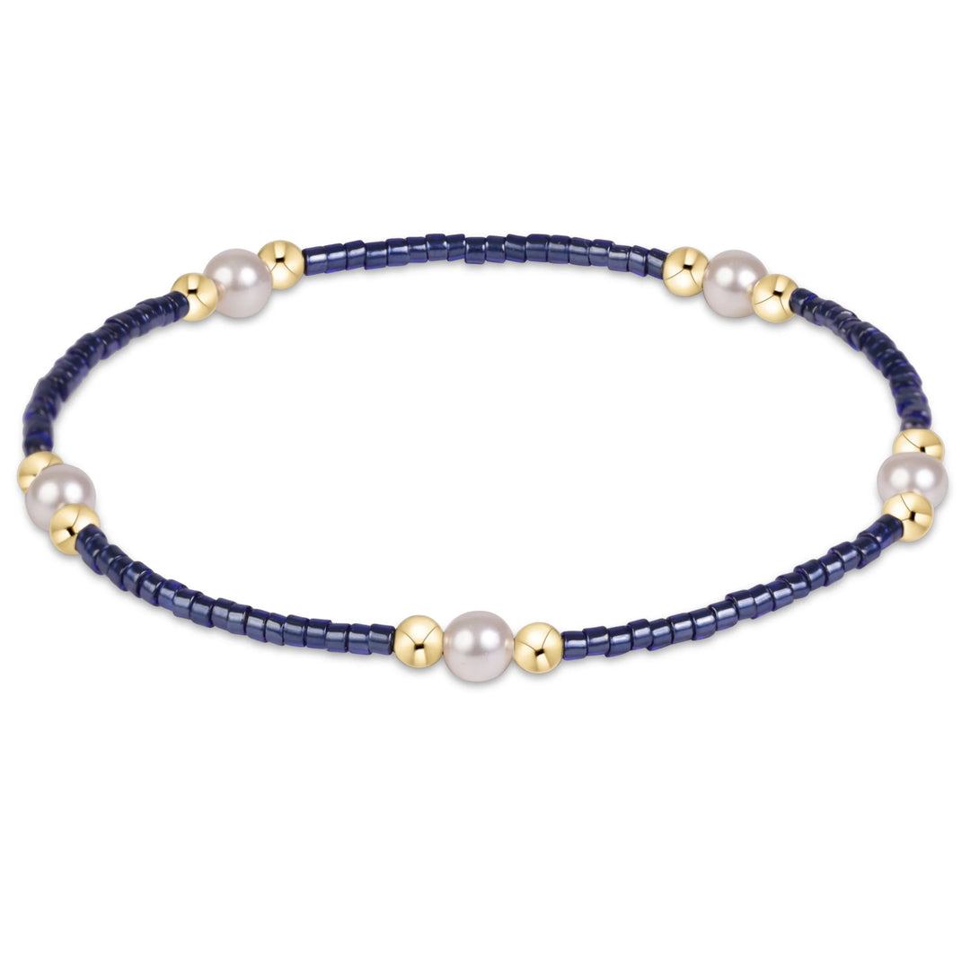 Enewton Design Hope Purpose Pearl Bracelet-Navy