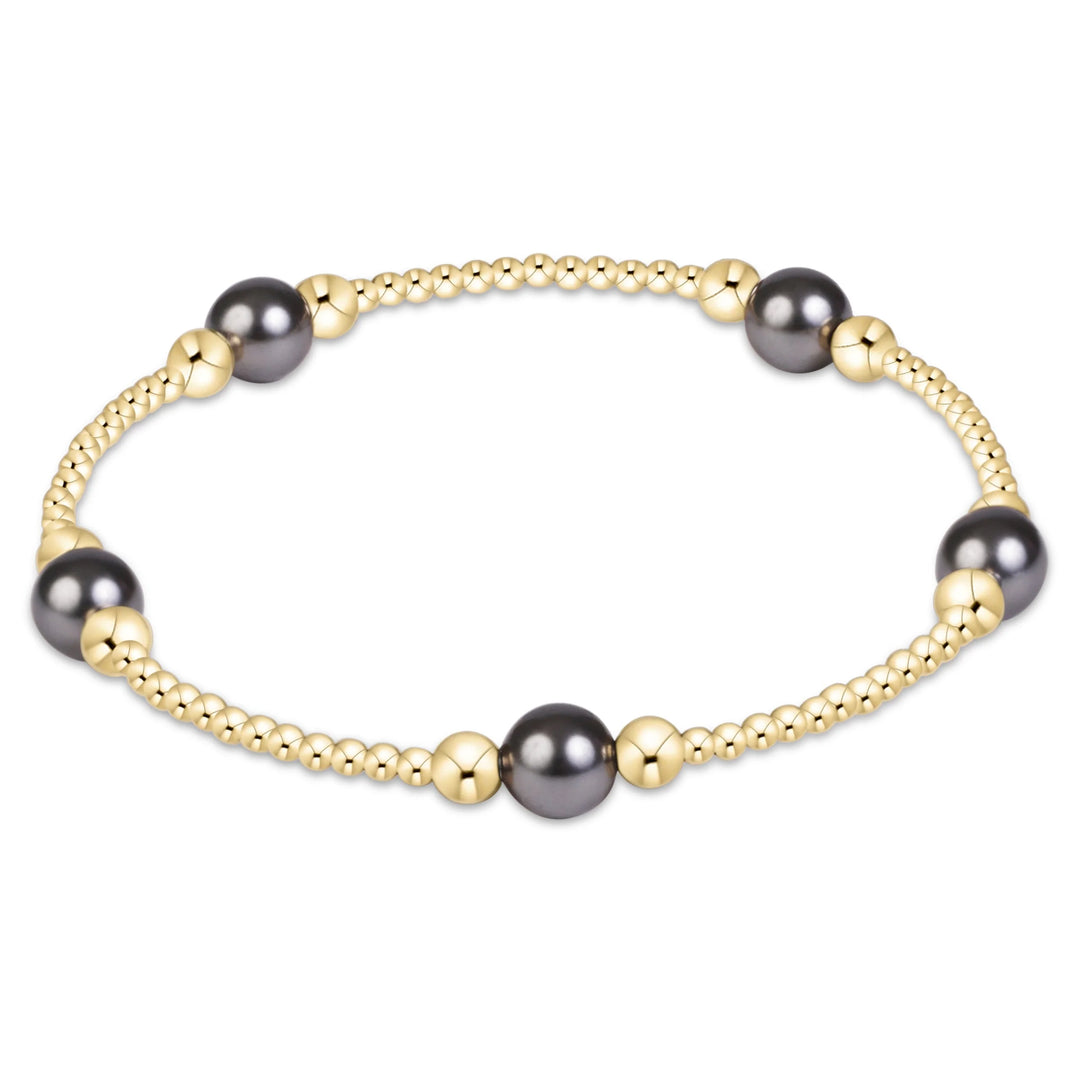Enewton Purpose Pearl 6mm Gold Bracelet