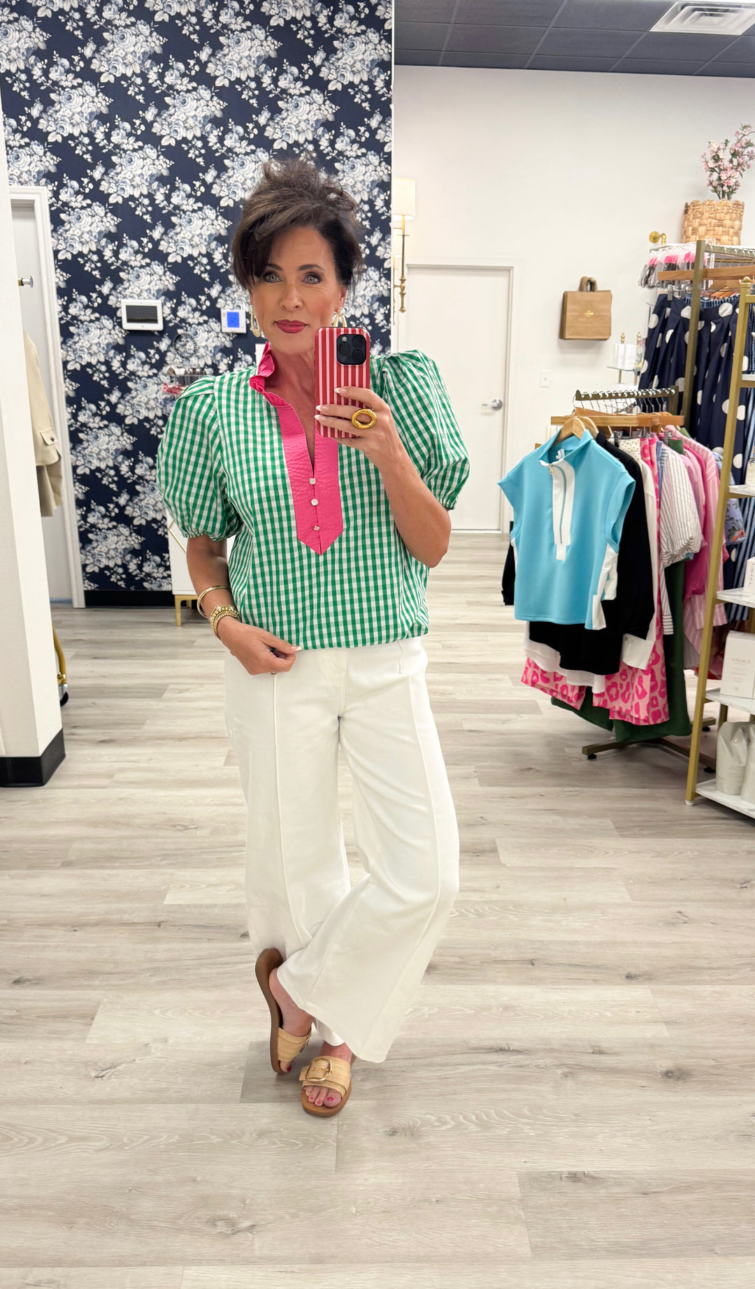 Blythe Gingham Top