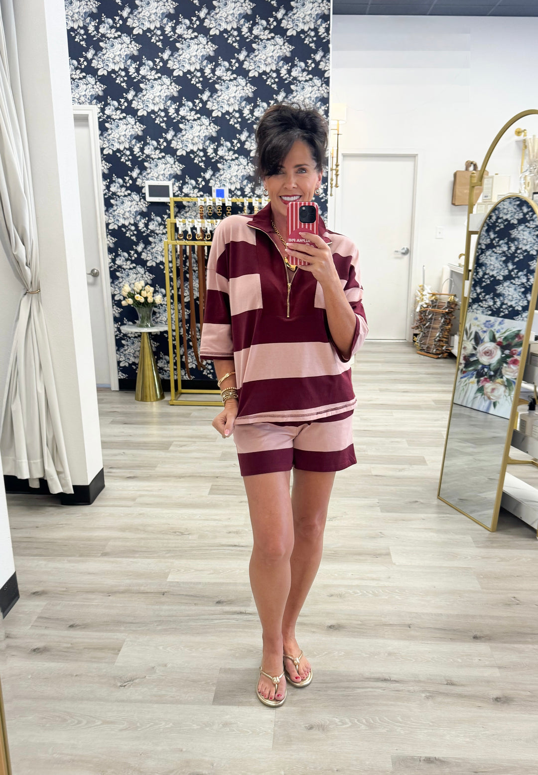 Bordeaux Rose Set