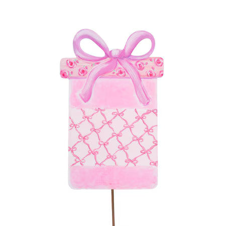 The Round Top Collection Pink Bow Gift Box