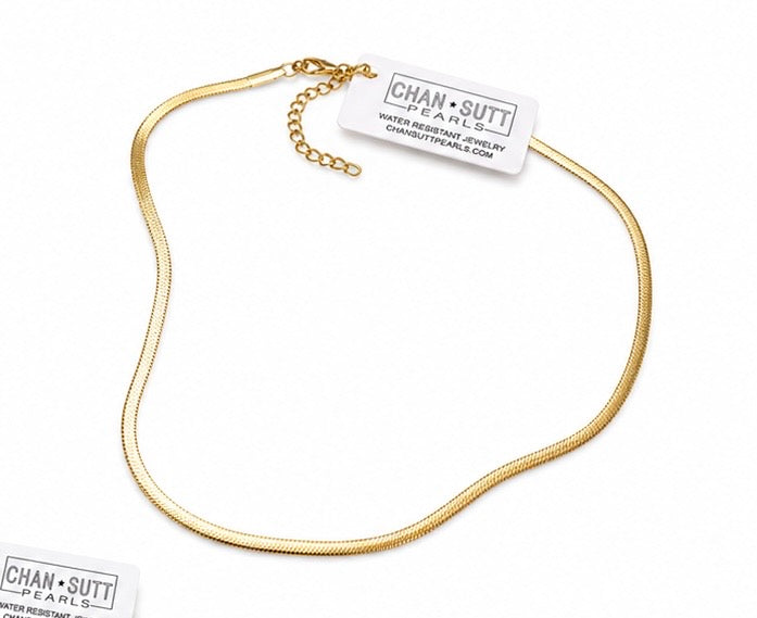 Herringbone Necklace by Chansuttpearls