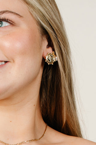 Gold Coin Earrings