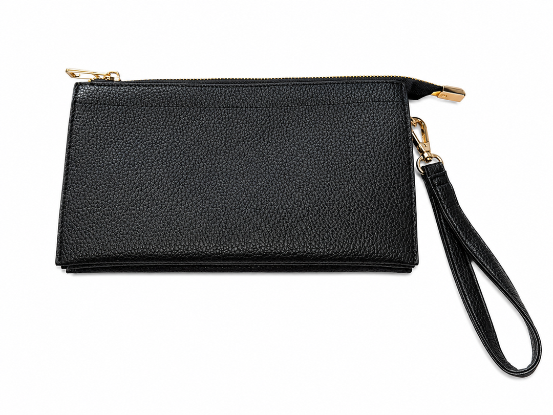 Dark Gray Crossbody/ Wristlet